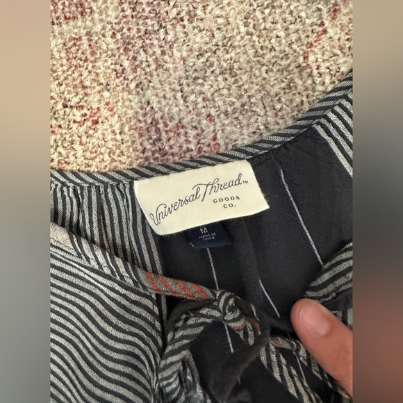 Universal thread soft woven cotton puff sleeve peasant midi dress. med Lagenlook - Picture 7 of 14